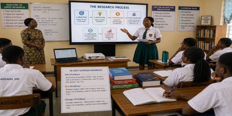 Research and Presentation – SHS 2 English Language (S2 W12)