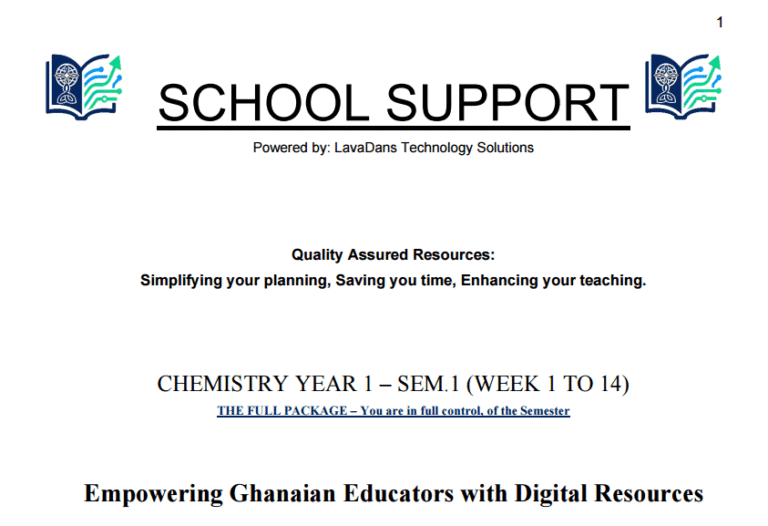 CHEMISTRY YEAR 1 THUMBNAIL